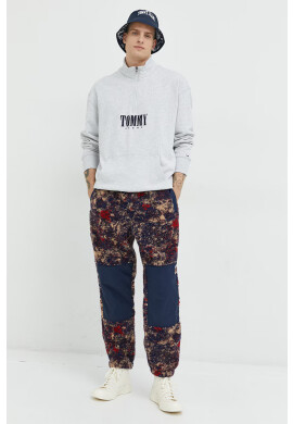 Tommy Jeans Памучен суичър в сиво меланж на - Pepit.bg