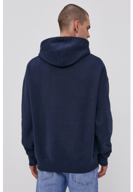 Tommy Jeans Памучен суичър мъжки в тъмносиньо с апликация - Pepit.bg