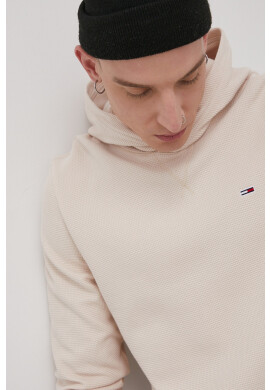 Tommy Jeans Памучен суичър дамски в тъмносиньо с принт - Pepit.bg