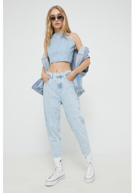 Tommy Jeans Памучен топ - Pepit.bg