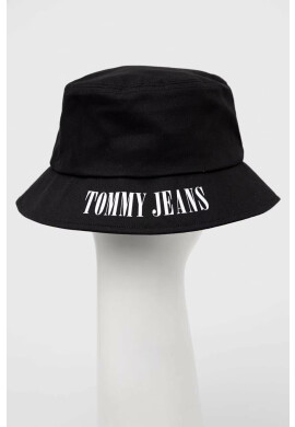 Tommy Jeans Памучна капела в черно от памук - Pepit.bg