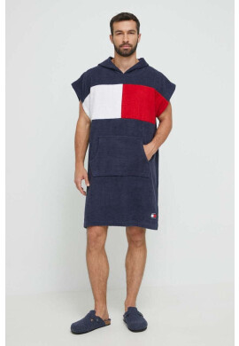 Tommy Jeans Памучна кърпа в тъмносиньо - Pepit.bg