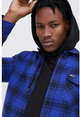 Tommy Jeans Памучна риза дамска в бяло със стандартна кройка с класическа яка - Pepit.bg