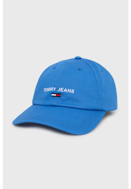 Tommy Jeans Памучна шапка с апликация - Pepit.bg