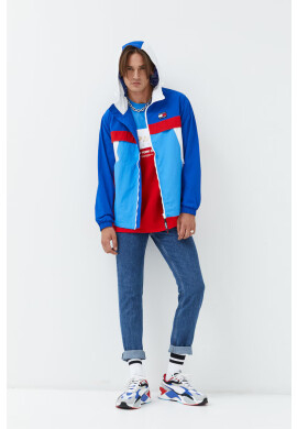 Tommy Jeans Памучна тениска в синьо - Pepit.bg