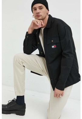 Tommy Jeans Памучна тениска в червено - Pepit.bg