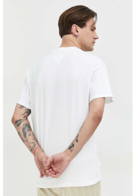 Tommy Jeans Памучна тениска в бяло - Pepit.bg