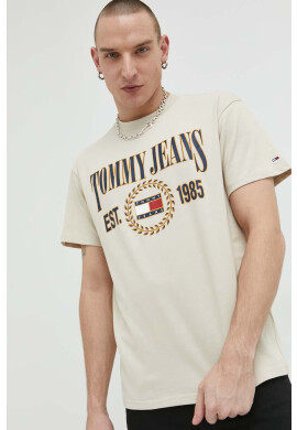 Tommy Jeans Памучна тениска в синьо - Pepit.bg