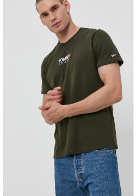 Tommy Jeans Памучна тениска - Pepit.bg