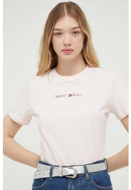 Tommy Jeans Памучна тениска - Pepit.bg