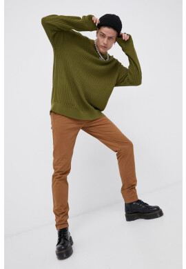 Tommy Jeans Панталони мъжки в тъмносиньо с кройка тип jogger - Pepit.bg