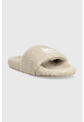 Tommy Jeans Пантофи Warm Slipper в бежово - Pepit.bg