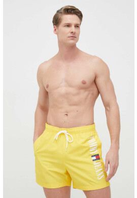 Tommy Jeans Плувни шорти в жълто - Pepit.bg