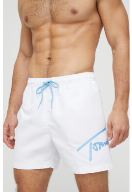 Tommy Jeans Плувни шорти в бяло - Pepit.bg