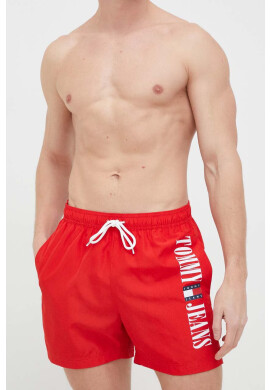 Tommy Jeans Плувни шорти в червено - Pepit.bg