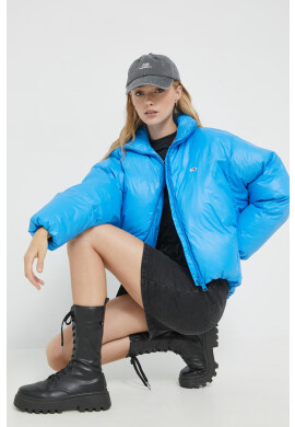 Tommy Jeans Пухено яке в черно със зимна изолация - Pepit.bg
