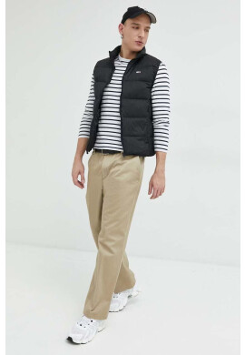 Tommy Jeans Пухен елек мъжки в черно - Pepit.bg