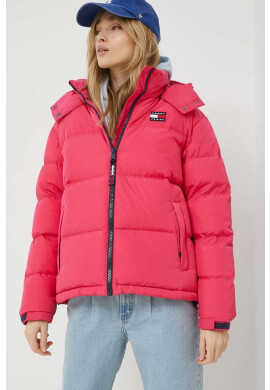 Tommy Jeans Пухено яке в розово със зимна изолация - Pepit.bg