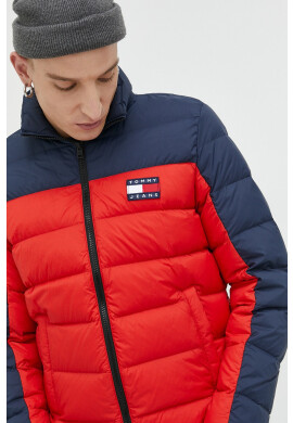 Tommy Jeans Пухено яке в червено със зимна изолация - Pepit.bg