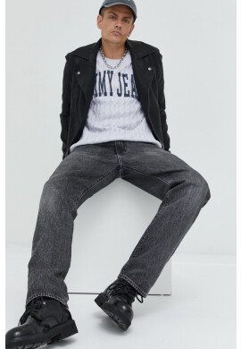 Tommy Jeans Пуловер мъжки в сиво - Pepit.bg