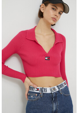 Tommy Jeans Пуловер в розово - Pepit.bg