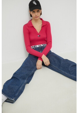 Tommy Jeans Пуловер в розово - Pepit.bg