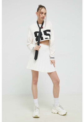 Tommy Jeans Пуловер дамски в бежово - Pepit.bg