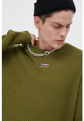 Tommy Jeans Пуловер мъжки в бежово - Pepit.bg