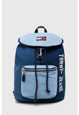 Tommy Jeans Раница в синьо голям размер с десен - Pepit.bg