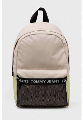 Tommy Jeans Раница в бежово голям размер с принт - Pepit.bg