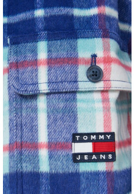 Tommy Jeans Риза дамска със свободна кройка с класическа яка - Pepit.bg
