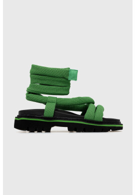 Tommy Jeans Сандали CHUNKY SANDAL в зелено с платформа EN0EN02073 - Pepit.bg