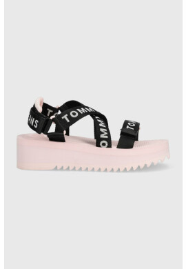 Tommy Jeans Сандали FLTFRM EVA SNDL в розово с платформа EN0EN02119 - Pepit.bg