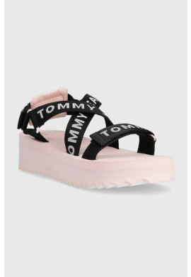 Tommy Jeans Сандали FLTFRM EVA SNDL в розово с платформа EN0EN02119 - Pepit.bg