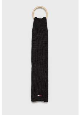 Tommy Jeans Шал мъжки в сиво с изчистен дизайн - Pepit.bg