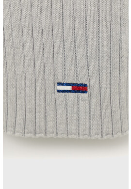 Tommy Jeans Шал дамски в сиво с изчистен дизайн - Pepit.bg