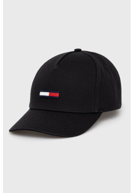 Tommy Jeans Шапка в черно с изчистен дизайн - Pepit.bg