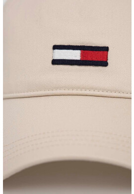 Tommy Jeans Шапка в бежово с апликация - Pepit.bg