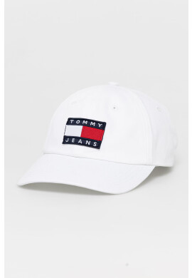 Tommy Jeans Шапка в тъмносиньо с изчистен дизайн - Pepit.bg