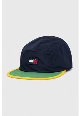 Tommy Jeans Шапка с козирка в тъмносиньо с апликация - Pepit.bg