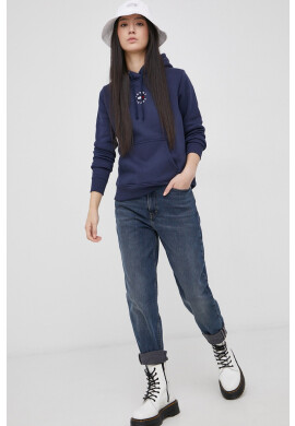 Tommy Jeans Суичър в бяло с принт - Pepit.bg