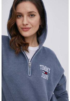 Tommy Jeans Суичър дамски в лилаво с апликация - Pepit.bg