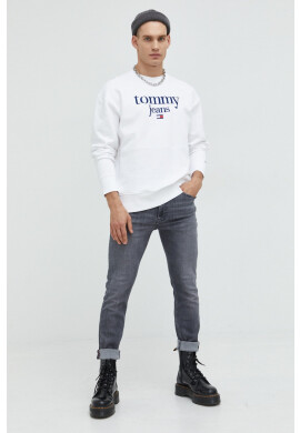 Tommy Jeans Суичър в бордо с качулка с апликация - Pepit.bg