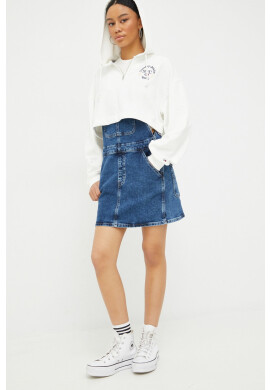 Tommy Jeans Суичър в бяло с апликация - Pepit.bg
