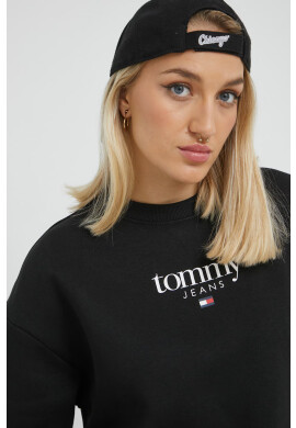 Tommy Jeans Суичър в тъмносиньо с апликация - Pepit.bg