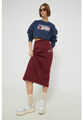 Tommy Jeans Суичър в тъмносиньо с апликация - Pepit.bg