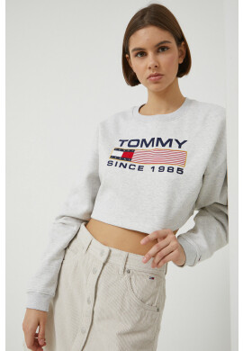 Tommy Jeans Суичър в черно с апликация - Pepit.bg