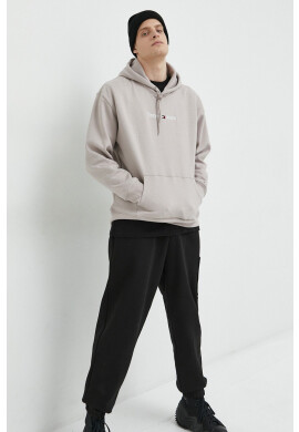 Tommy Jeans Суичър в сиво с качулка с апликация - Pepit.bg