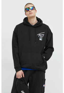 Tommy Jeans Суичър с качулка с апликация - Pepit.bg