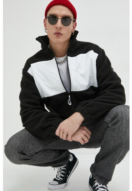 Tommy Jeans Суичър в тъмносиньо с качулка с апликация - Pepit.bg